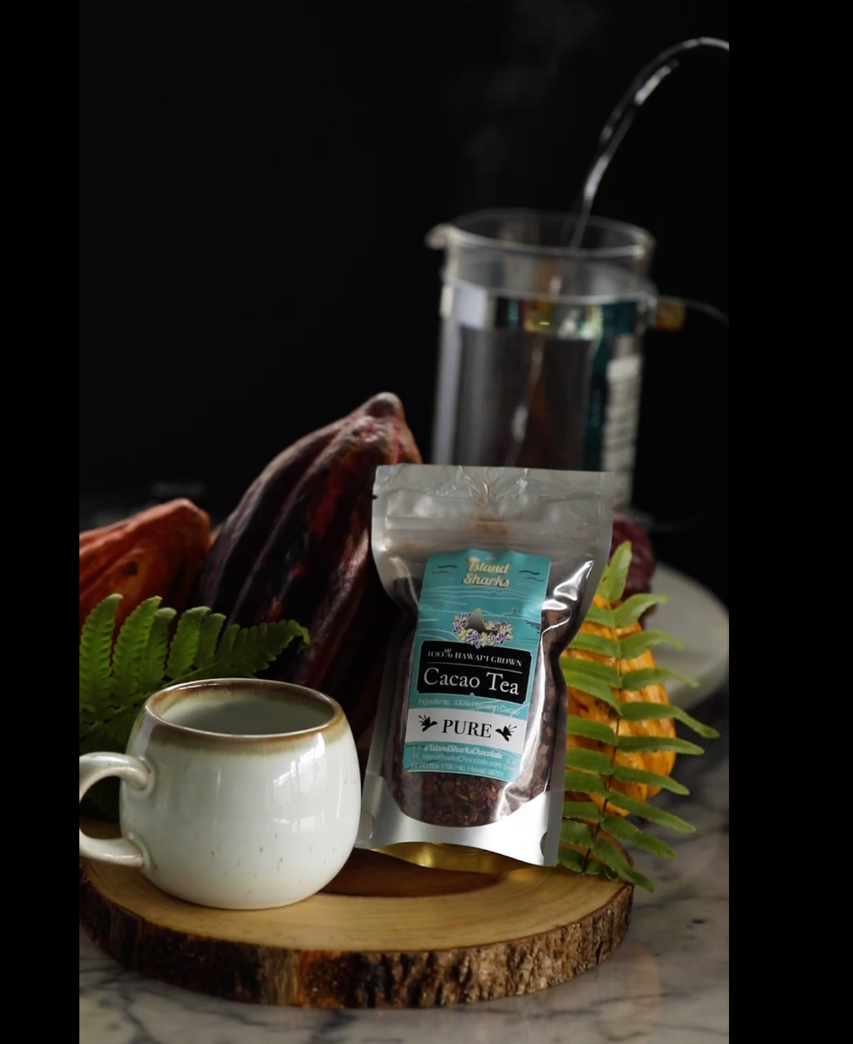 100% Pure Hawaiian Cacao Tea-1