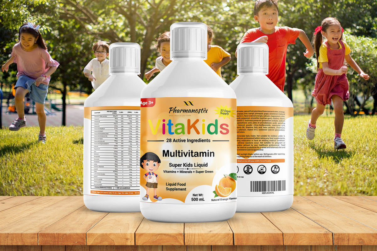 VitaKids Multivitamin Liquid -33 Day Supply- with 28 Active Ingredients-2