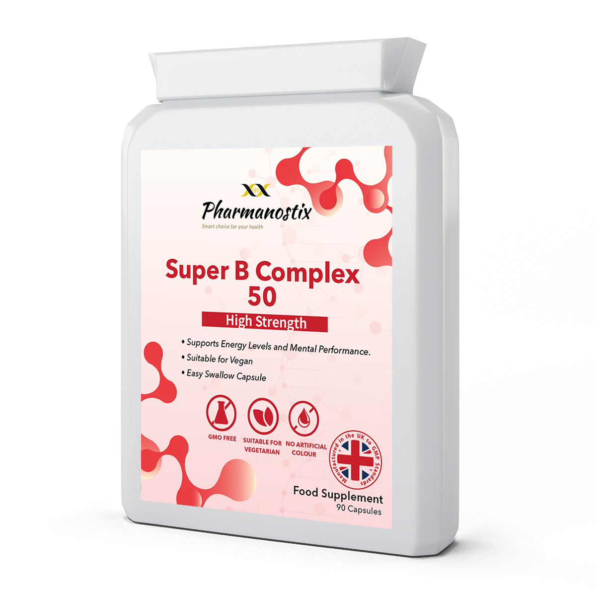 Vitamin B Complex B-50 90 Capsules-0