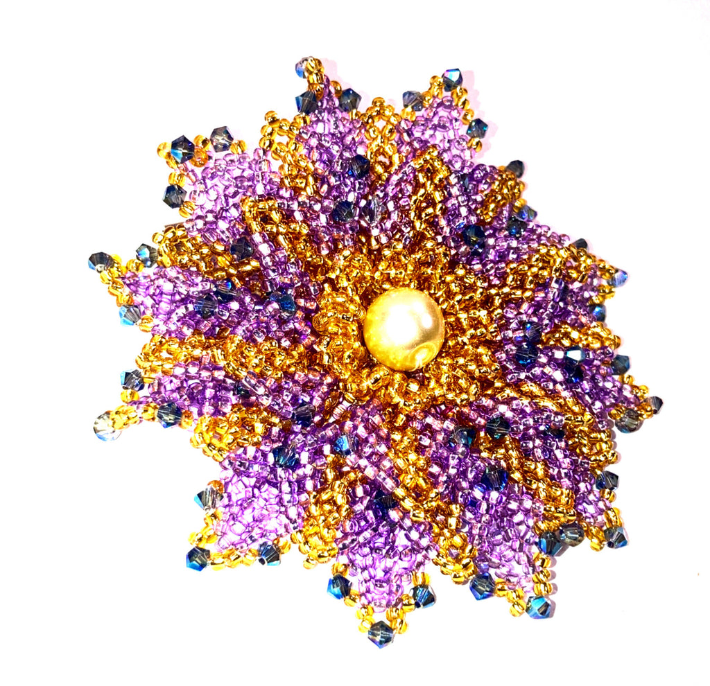 Brooch "Golden Lily"-1