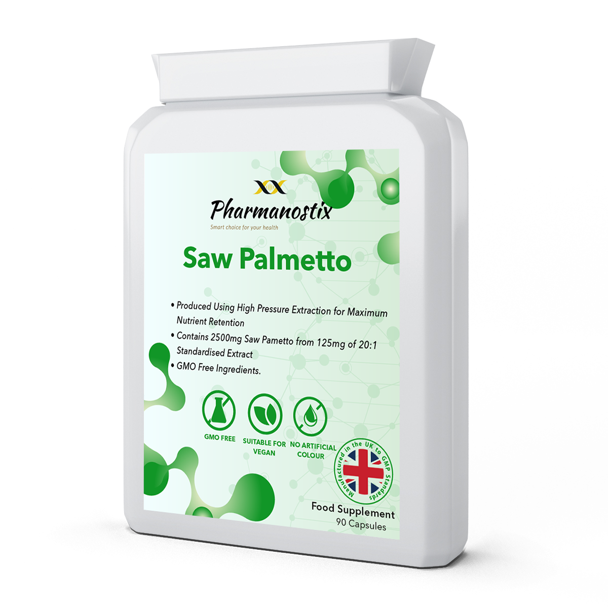 Saw Palmetto Capsules - 2500mg x 90 Vegan Capsules-0