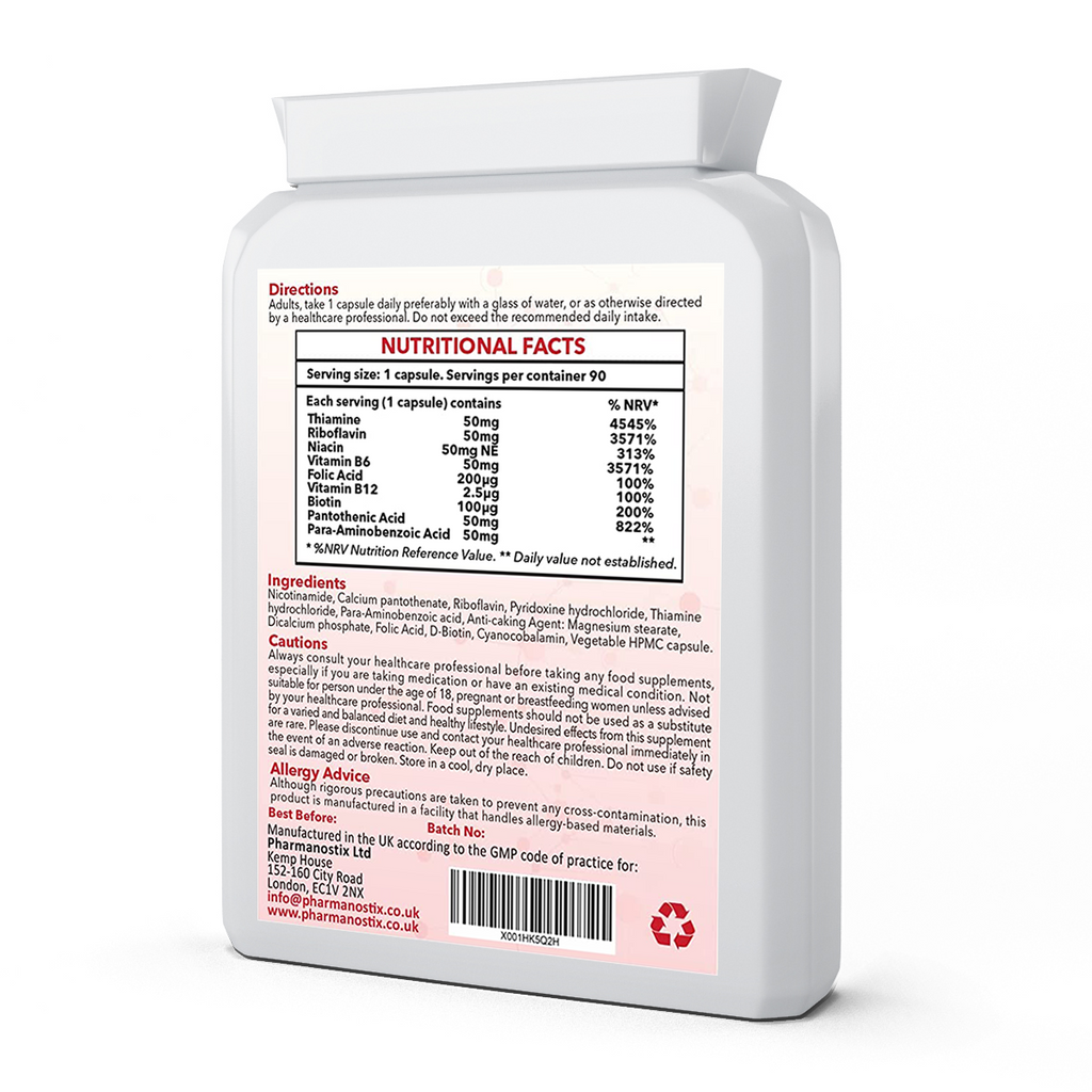 Vitamin B Complex B-50 90 Capsules-1