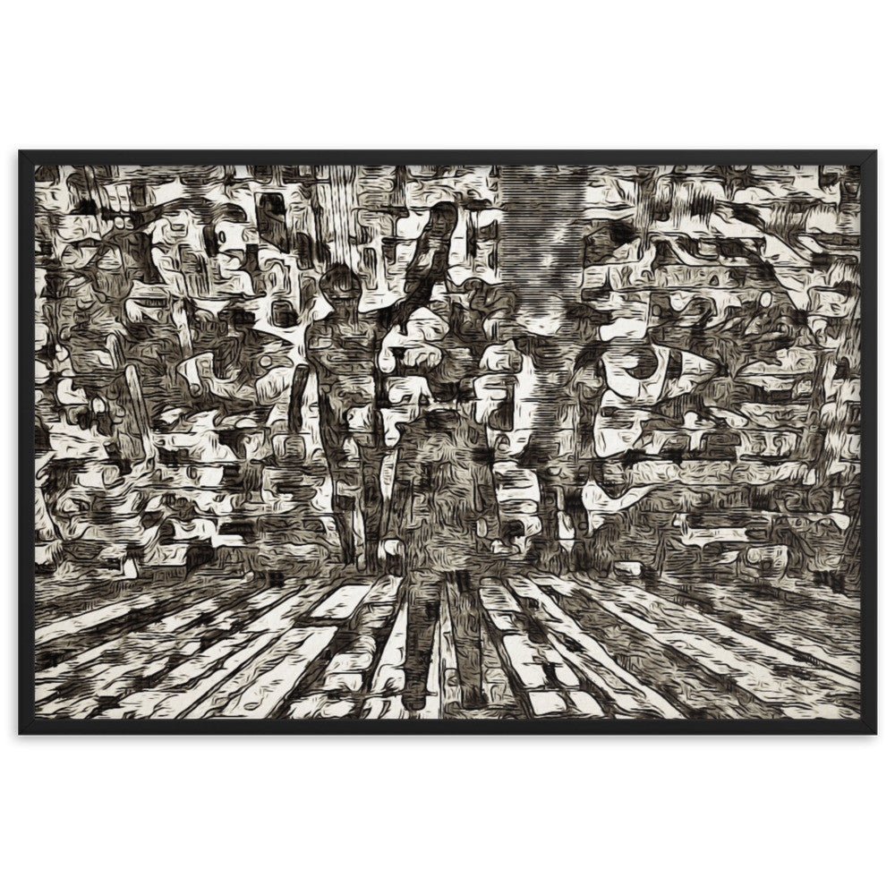 I SAW MY ENTIRE LIFE PASS THROUGH YOUR EYES Special Edition Framed Poster-0