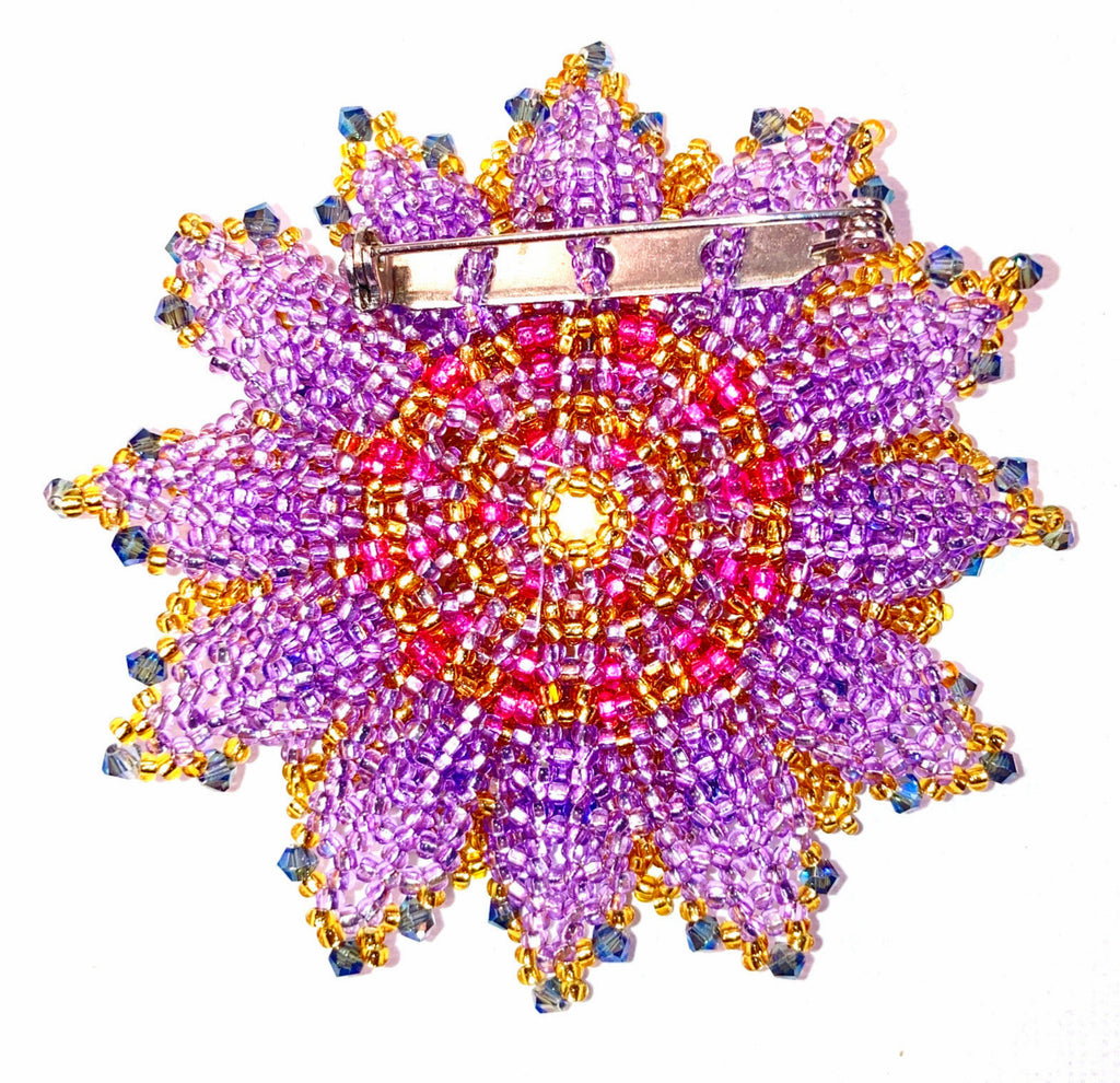 Brooch "Golden Lily"-3