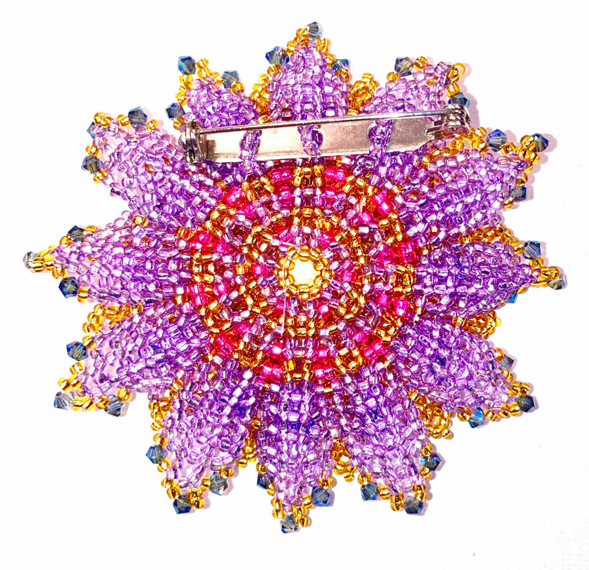 Brooch "Golden Lily"-3