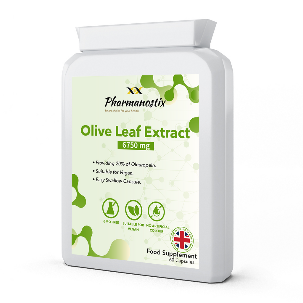 Olive Leaf Extract Supplement 60 Vegan Capsules-0
