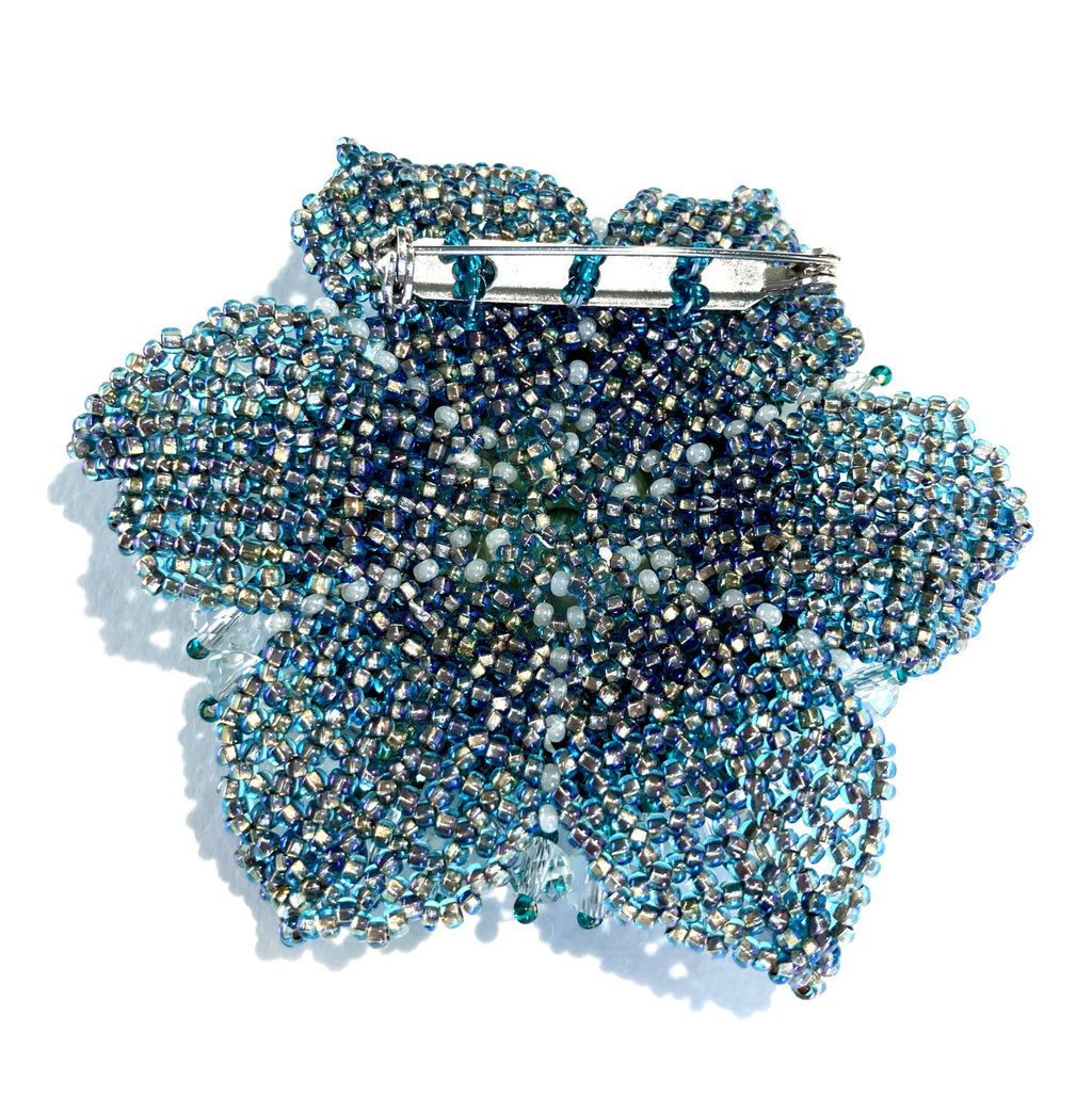 Brooch "Turquoise and Pearls"-2