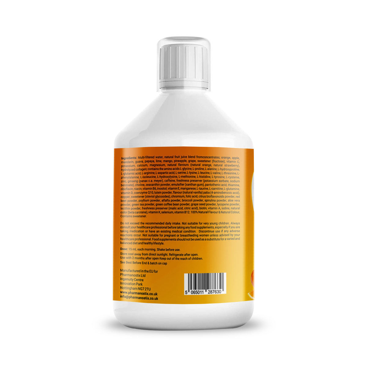 Liquid Multivitamin Supplement, 500 mL, Advanced Vitamin Superfood Greens Blend-1