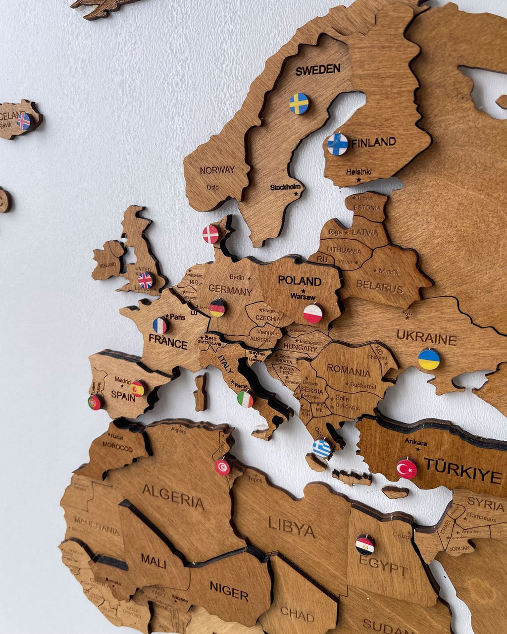 Flags of countries and states, World map markers 420pcs-3