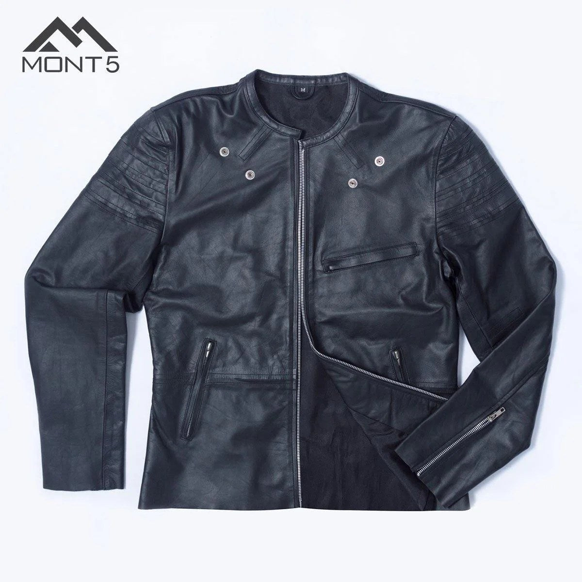 MONT5  Karakoram Perfect Fit Men Leather Jacket