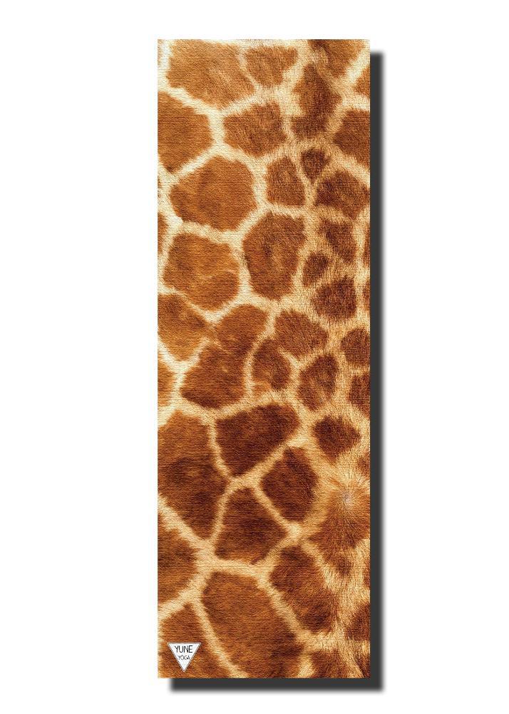 Giraffe Print Eco Yoga Mat – 6mm Support, Non-Slip Surface | Yune-1