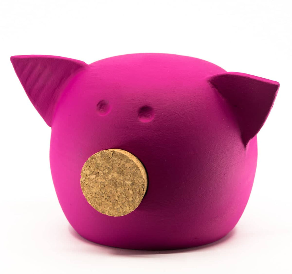 Handmade Ceramic Blackboard Piggy Bank - The Chalk Collection-16