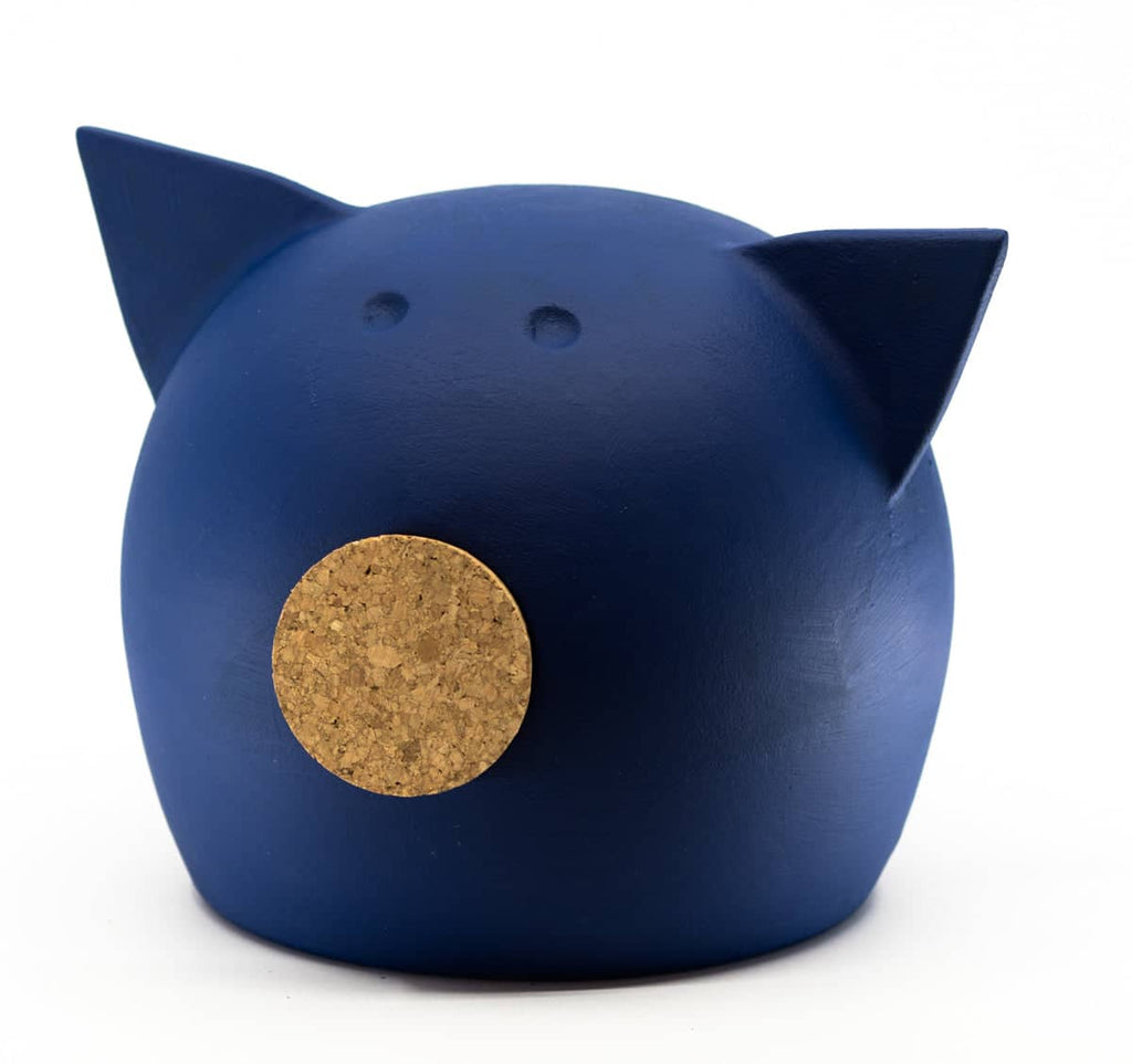 Handmade Ceramic Blackboard Piggy Bank - The Chalk Collection-48