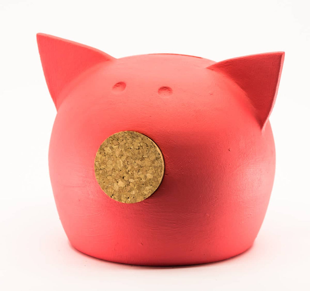 Handmade Ceramic Blackboard Piggy Bank - The Chalk Collection-44