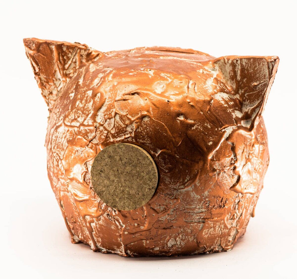 Ceramic Piggy Bank - Grunge Collection | Vintage Money Box Jar-4