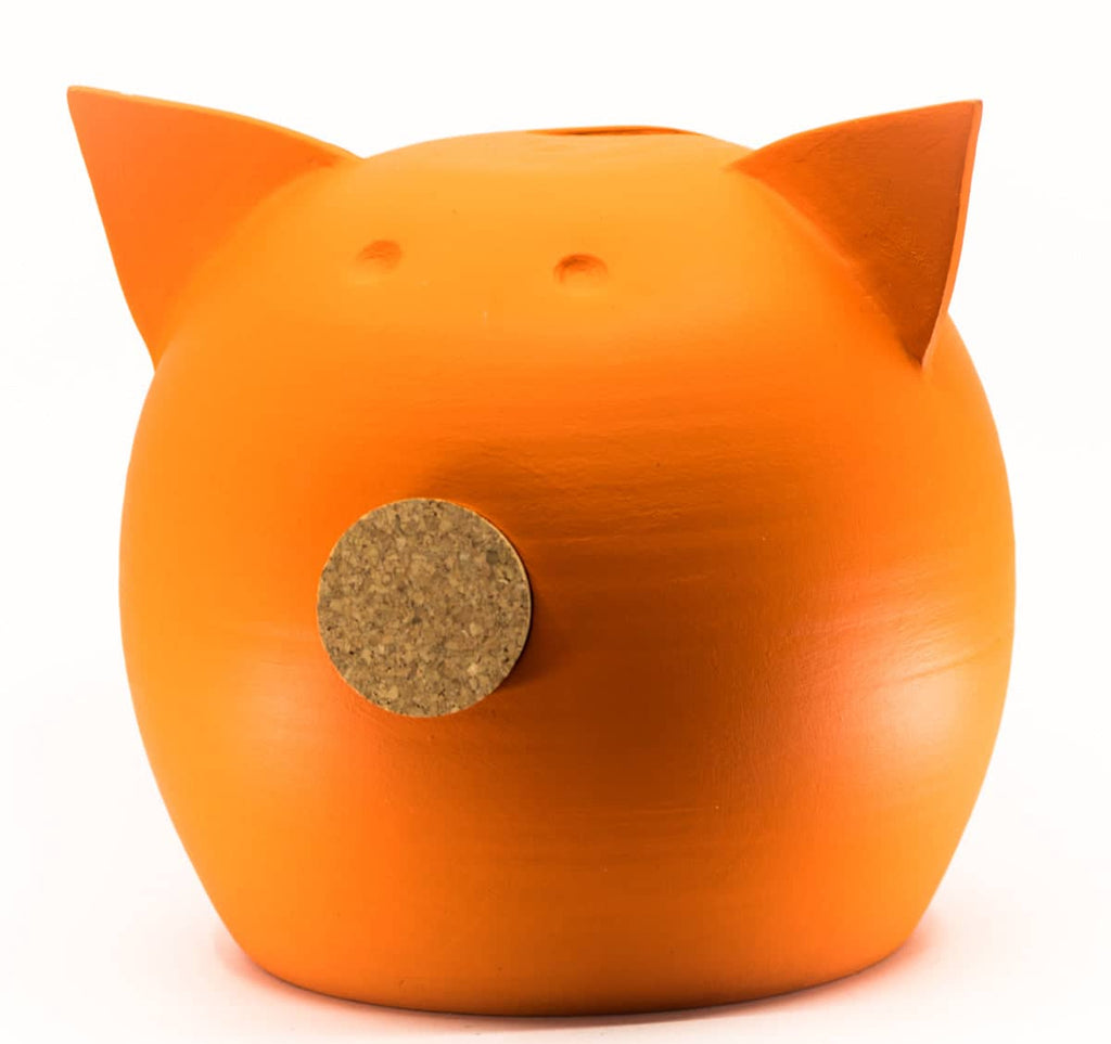 Handmade Ceramic Blackboard Piggy Bank - The Chalk Collection-51