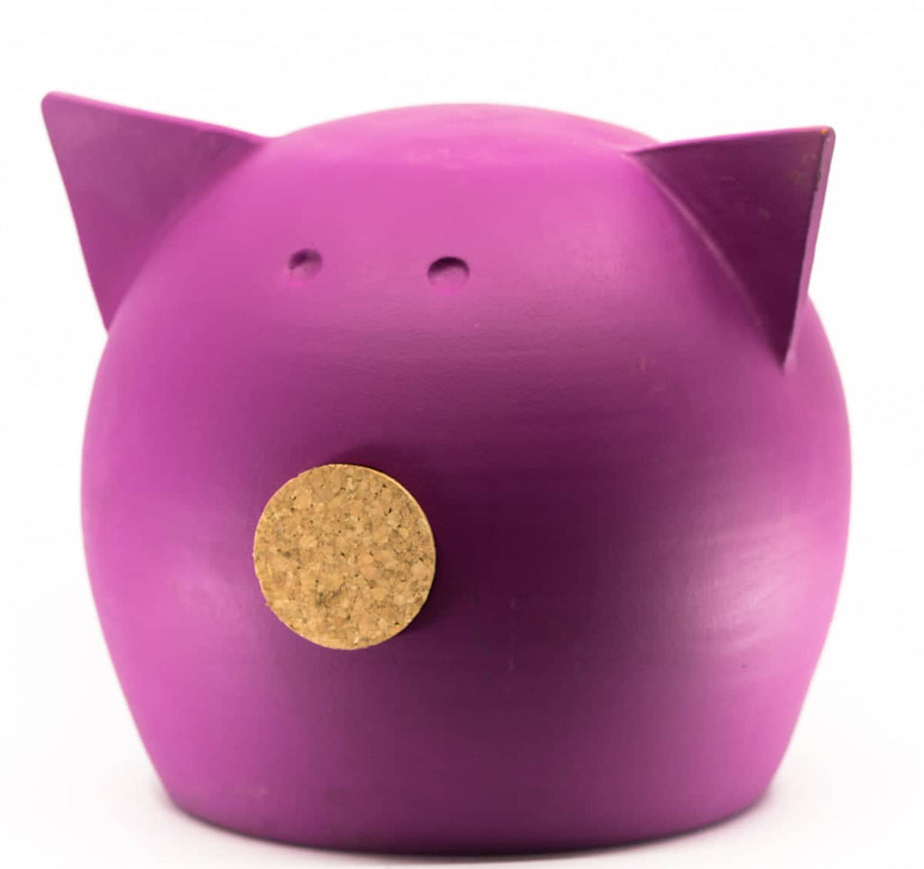 Handmade Ceramic Blackboard Piggy Bank - The Chalk Collection-27