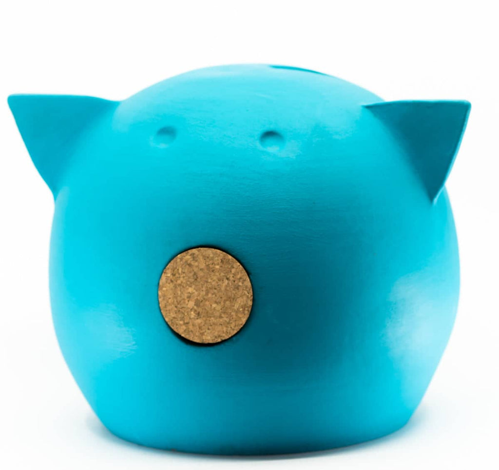 Handmade Ceramic Blackboard Piggy Bank - The Chalk Collection-13
