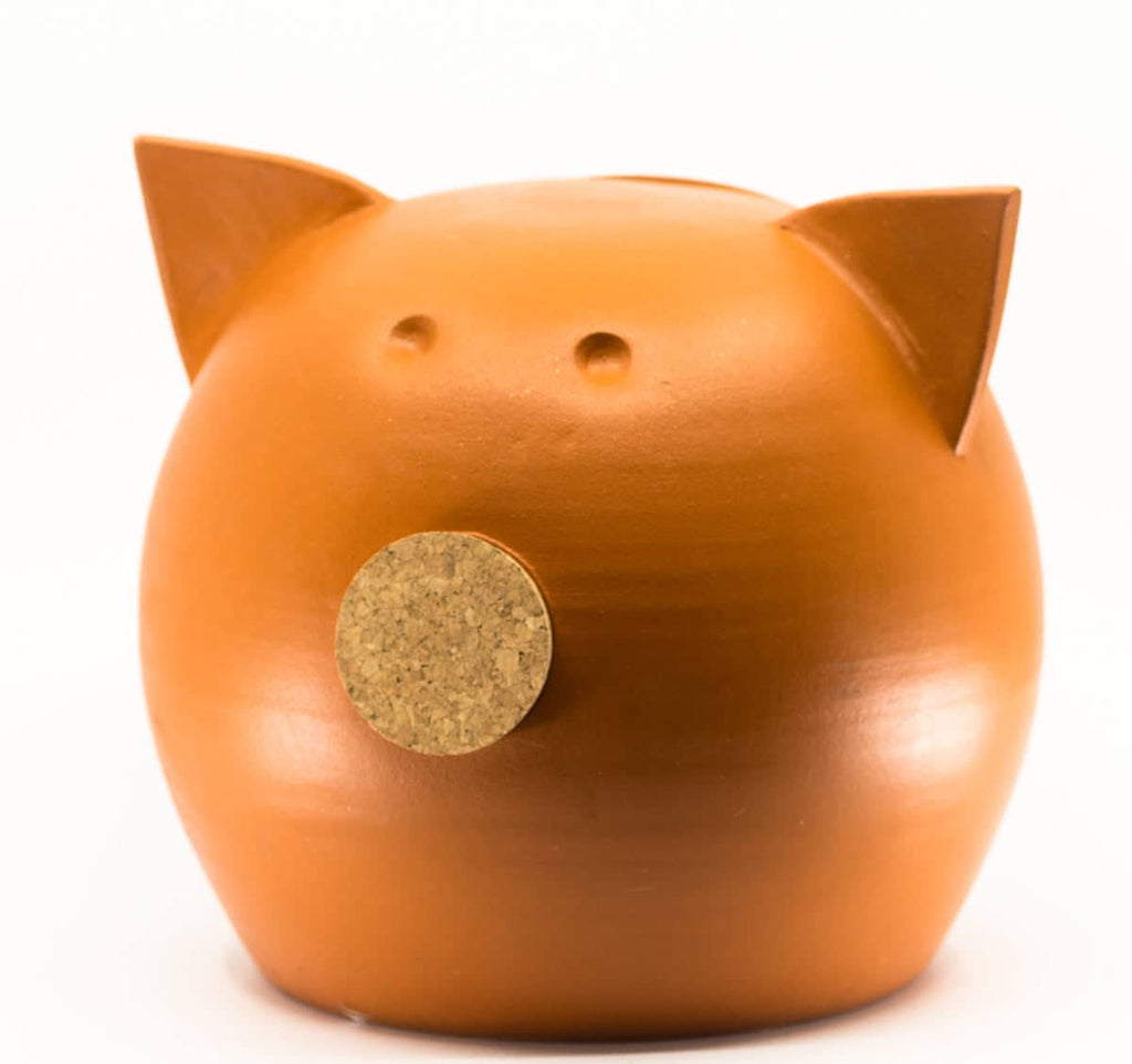 Handmade Ceramic Blackboard Piggy Bank - The Chalk Collection-41