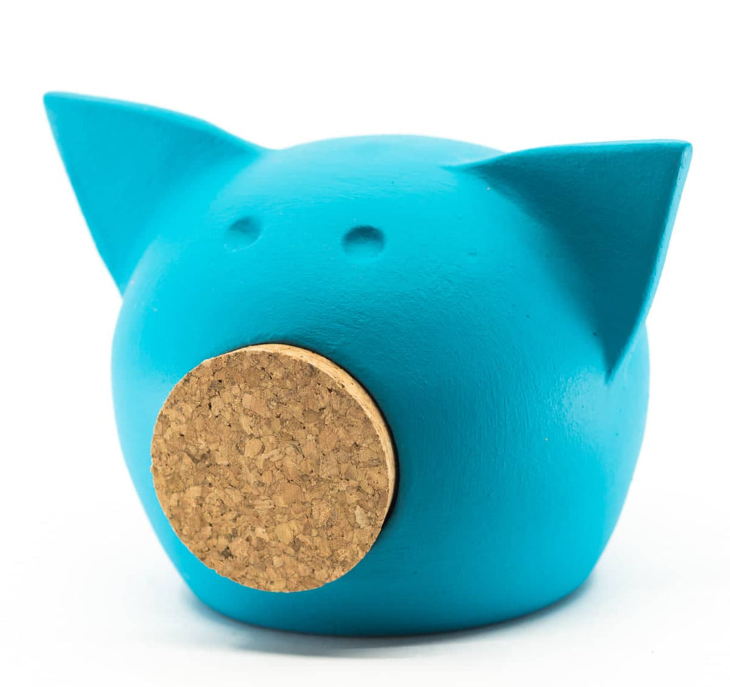 Handmade Ceramic Blackboard Piggy Bank - The Chalk Collection-11