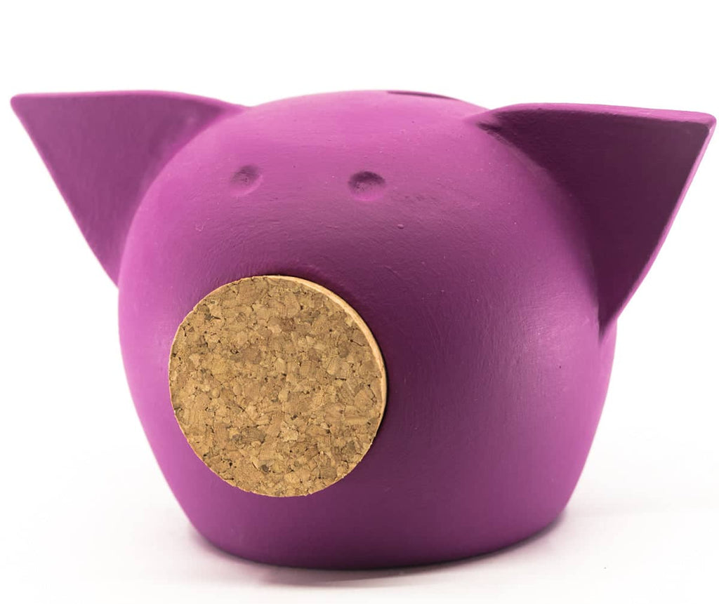 Handmade Ceramic Blackboard Piggy Bank - The Chalk Collection-24