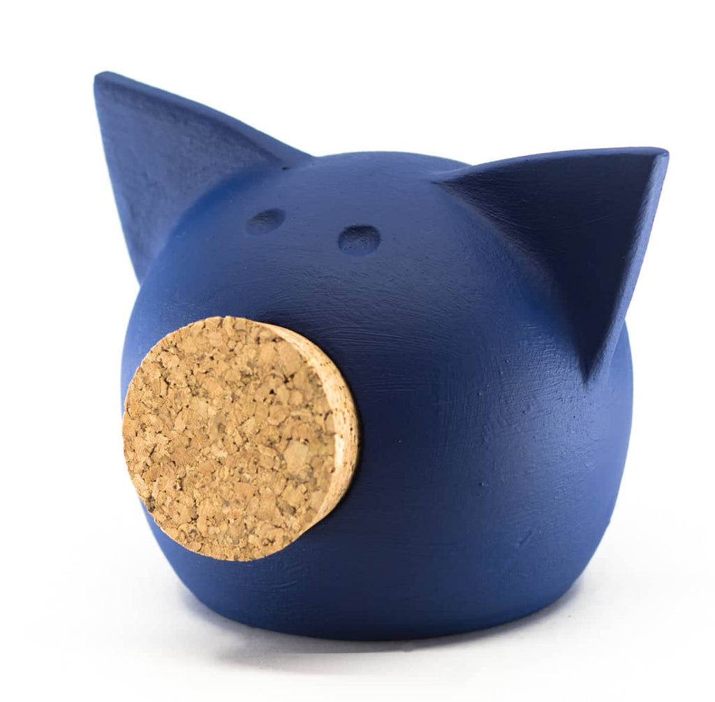 Handmade Ceramic Blackboard Piggy Bank - The Chalk Collection-46