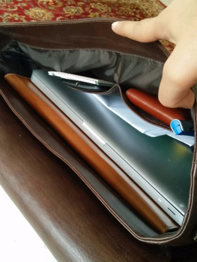 Leather Messenger Bag-2
