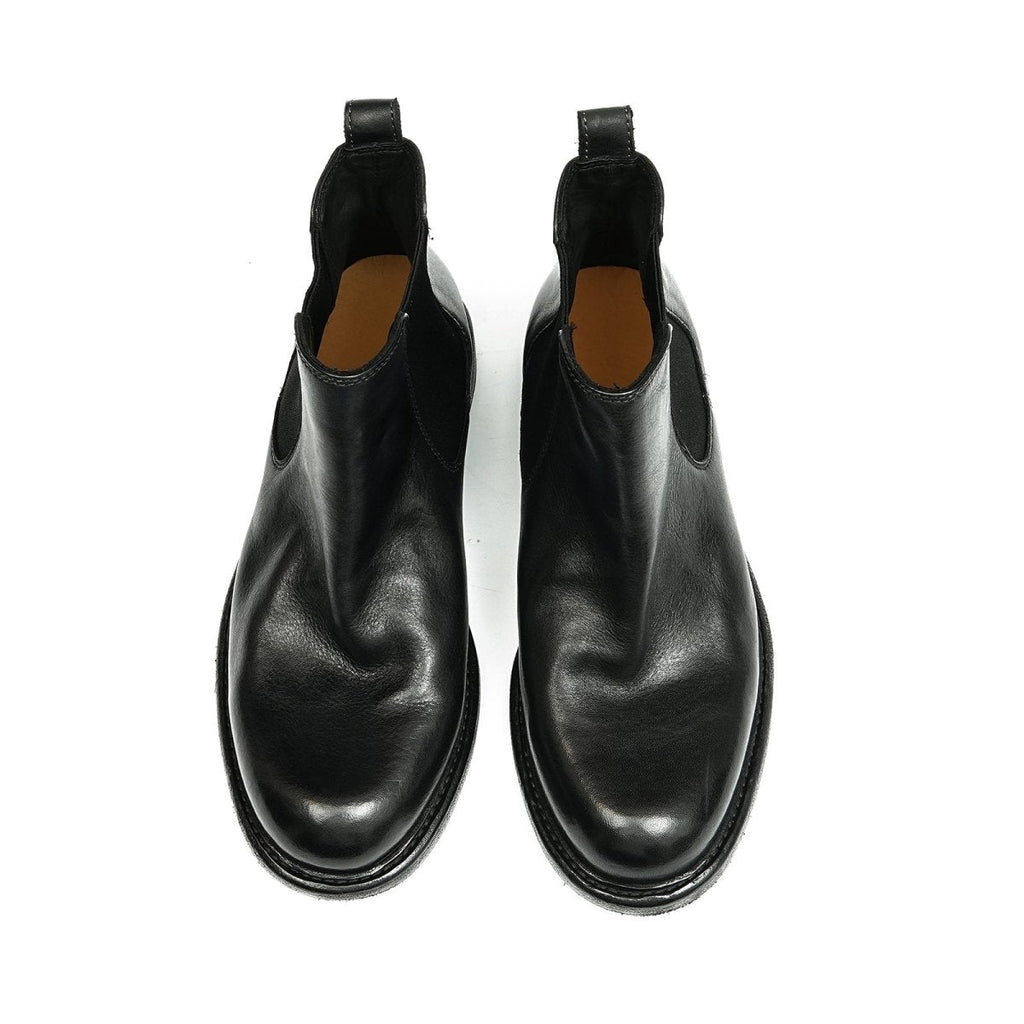 Horsehide Chelsea Boots Classic Ankle Boots for Men-3