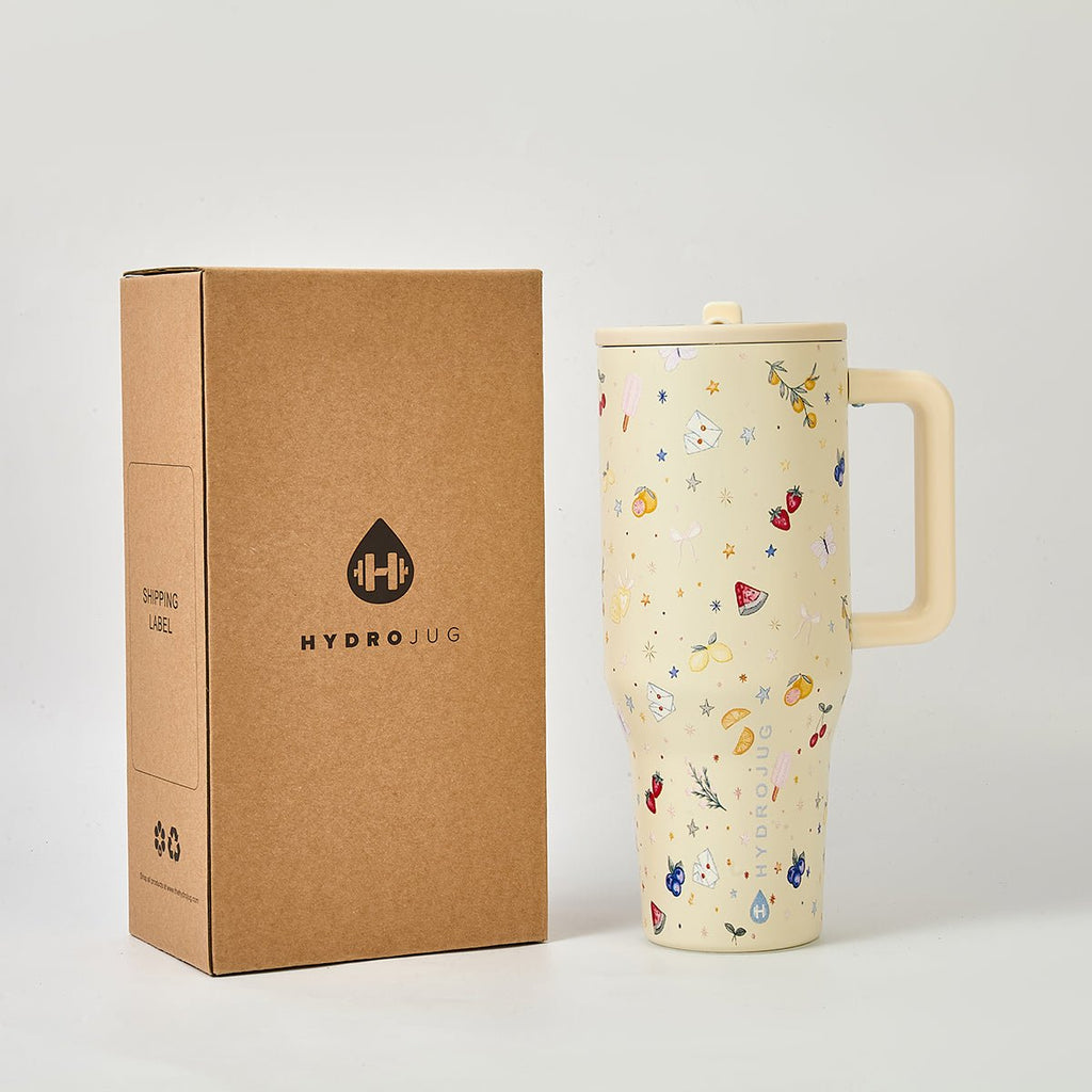 HydroJug x Tori Halford Berries & Cream 40oz Traveler Tumbler – Limited Edition-0