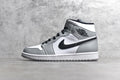Air Jordan 1 Mid Smoke Grey grå vit svart herr