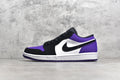 Air Jordan 1 Low Court Purple lila svart vit herr