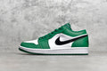 Air Jordan 1 Low Pine Green grön vit svart herr