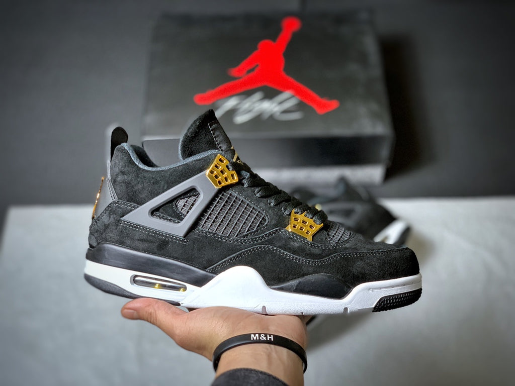 Air Jordan 4 Retro 'Fear' Svart/Vit