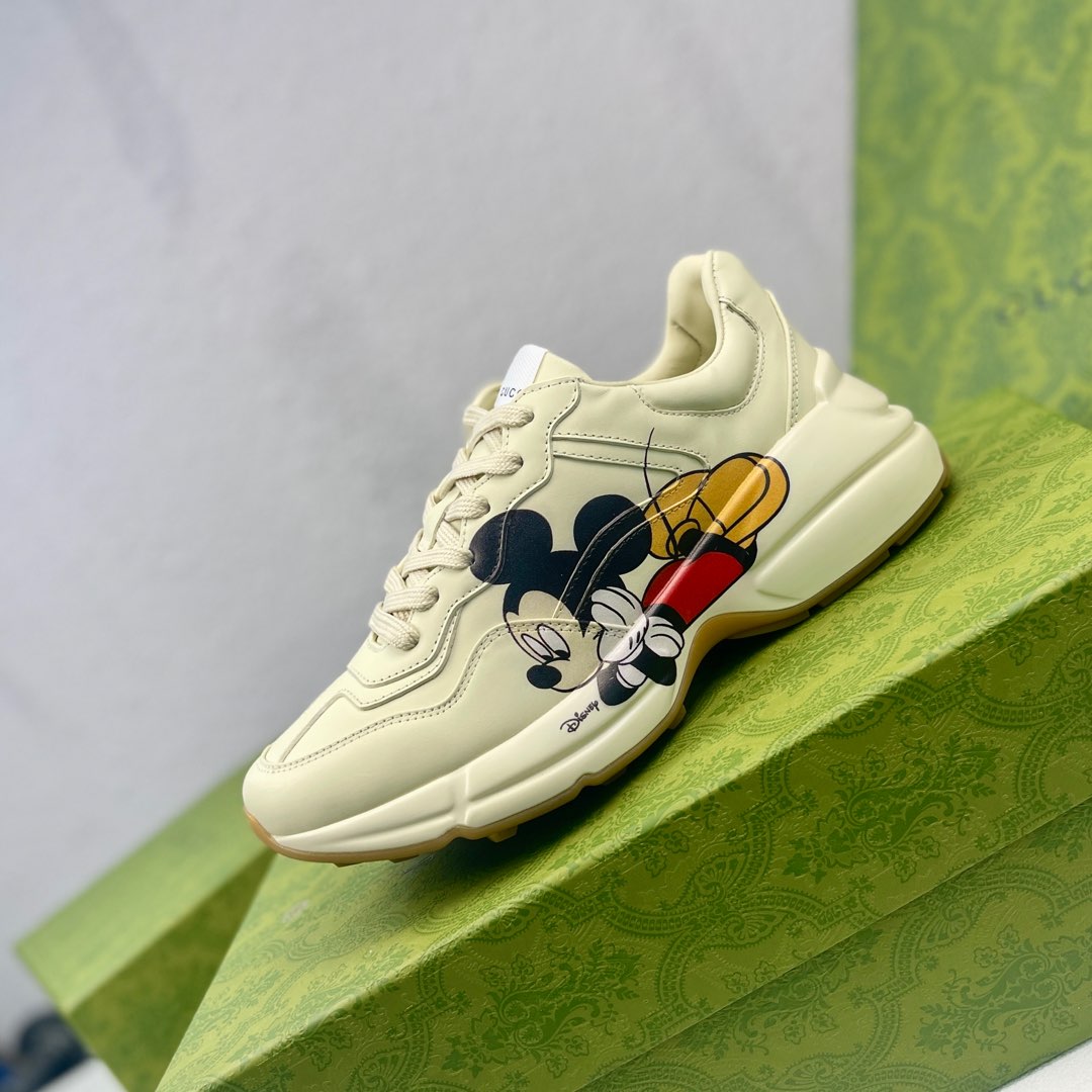 Gucci x Disney Mickey Mouse chunky sneakers beige