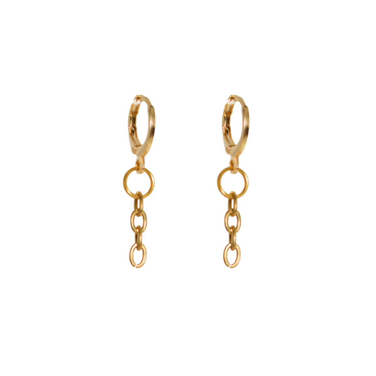 Minimalist Chain Drop Earrings | by Ifemi Jewels-0