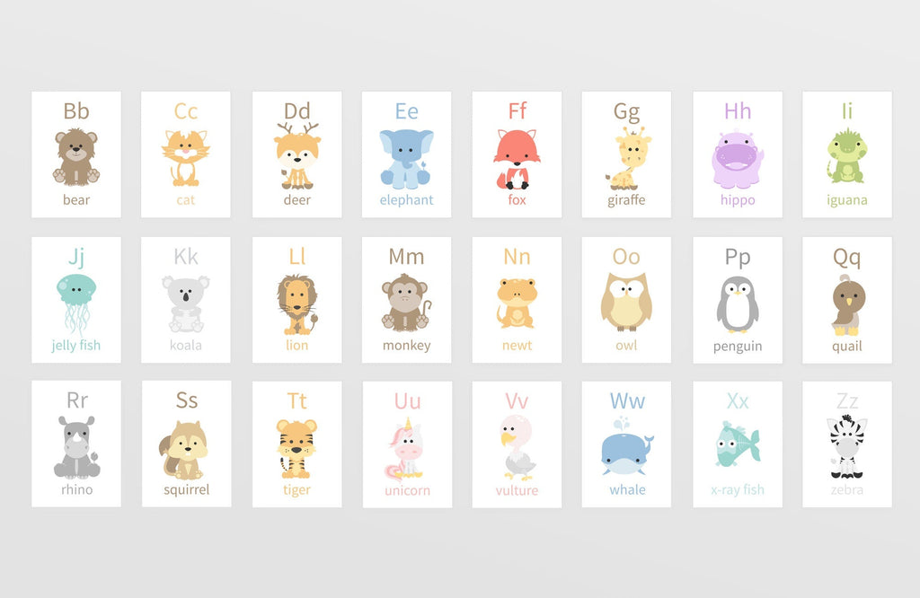 66-Piece Toddler Flash Card Bundle | ABC, Numbers, Colors, Shapes & Weather