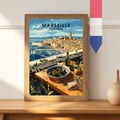 Kitchen poster | Marseille poster | Tapenade print | Travel souvenir | Gift idea | France travel print-0
