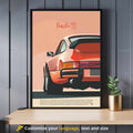 Affiche Porsche 911 | impression Porsche 911  | Impression voiture mythique-0