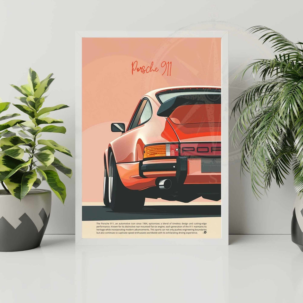 Affiche Porsche 911 | impression Porsche 911  | Impression voiture mythique-3