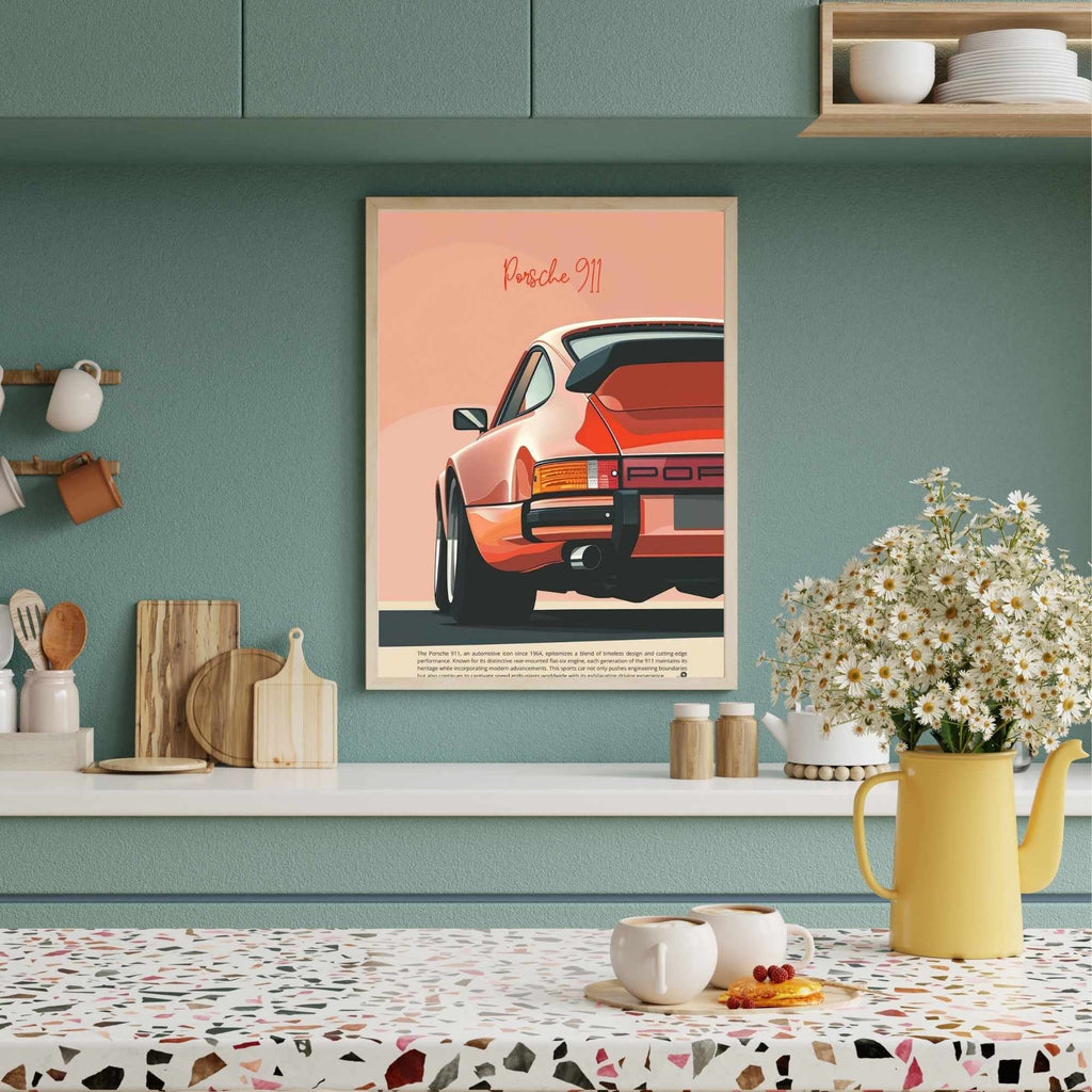 Affiche Porsche 911 | impression Porsche 911  | Impression voiture mythique-4