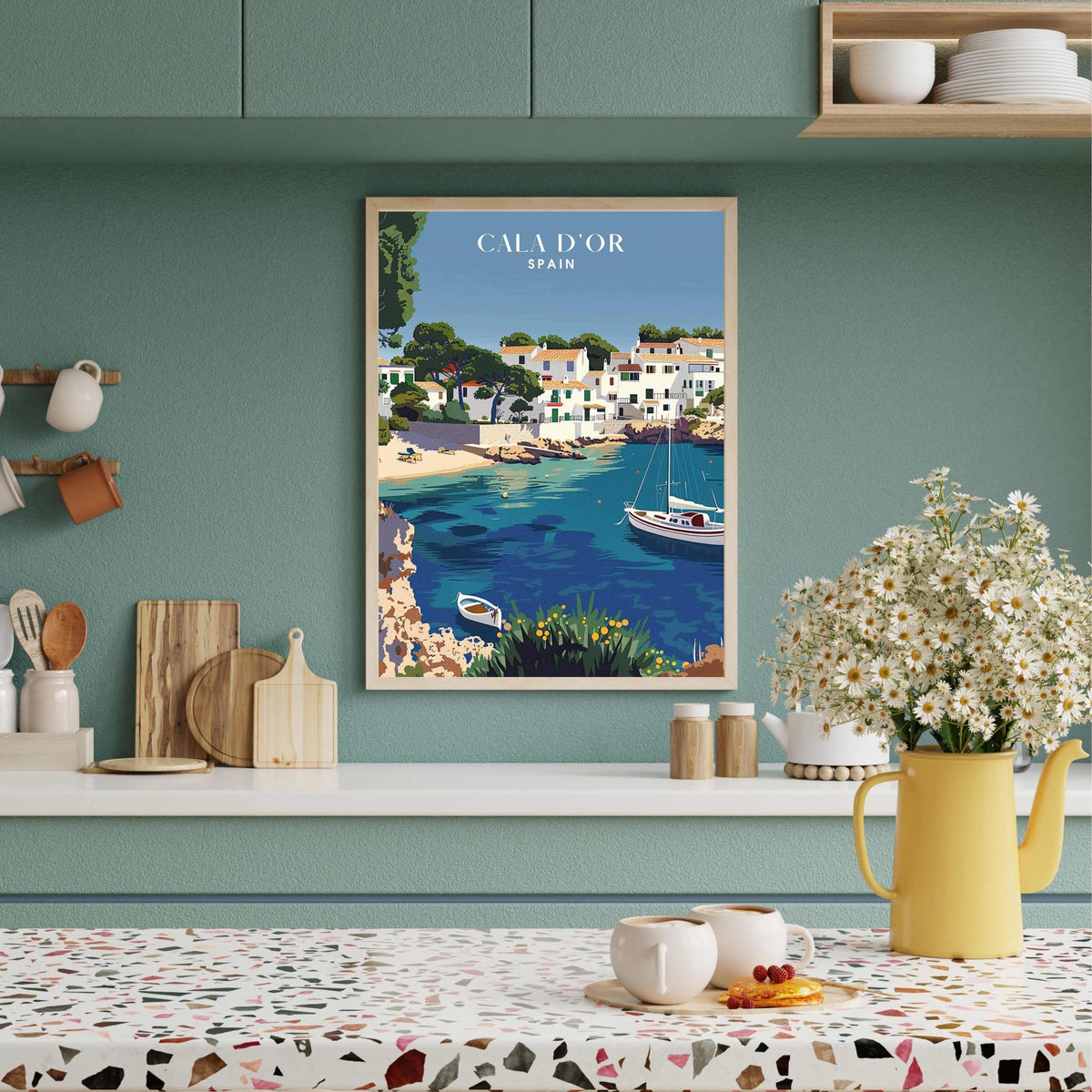 Affiche Cala D'Or, Espagne | Affiche Cala D'Or, Majorque | Impression de voyage Espagne-4