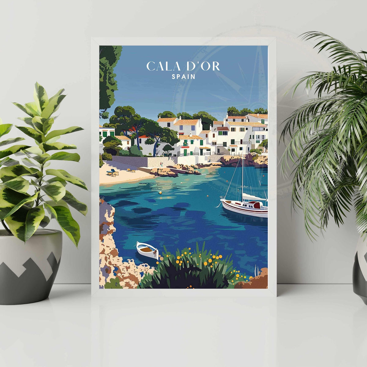 Affiche Cala D'Or, Espagne | Affiche Cala D'Or, Majorque | Impression de voyage Espagne-3