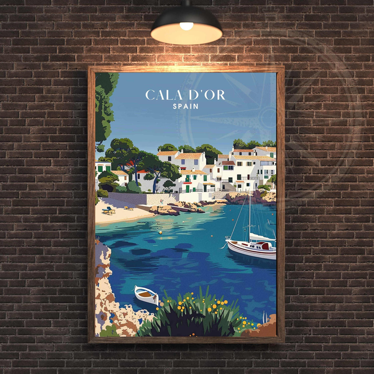 Affiche Cala D'Or, Espagne | Affiche Cala D'Or, Majorque | Impression de voyage Espagne-2