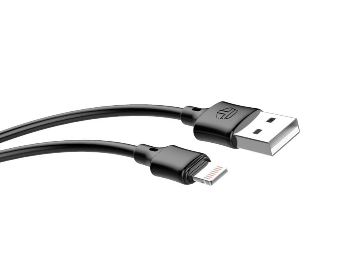 Techancy Cabo De Dados Techancy Usb- Lightning Preto TB1671, 2 Metros De Distância, Carregamento 2.4a, Compatível Com Iphone/Ipad-0