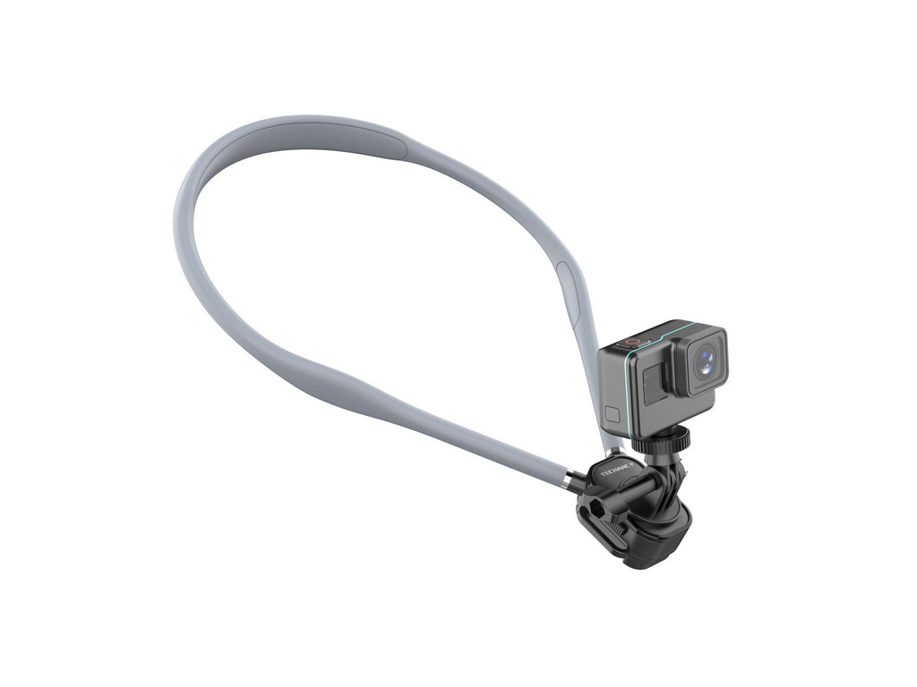 Techancy Suporte Magnetico de Pescoco TI2347 para Telemovel e Camara, Braco Flexivel 70cm, Maos Livres, Cinzento-1