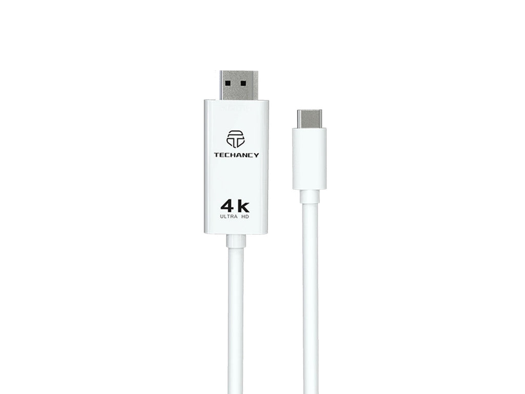 Cabo Techancy Tipo C para espelhamento de ecrã móvel HDTV, TL7271, 1,8 m, 4K*2K, preto-0