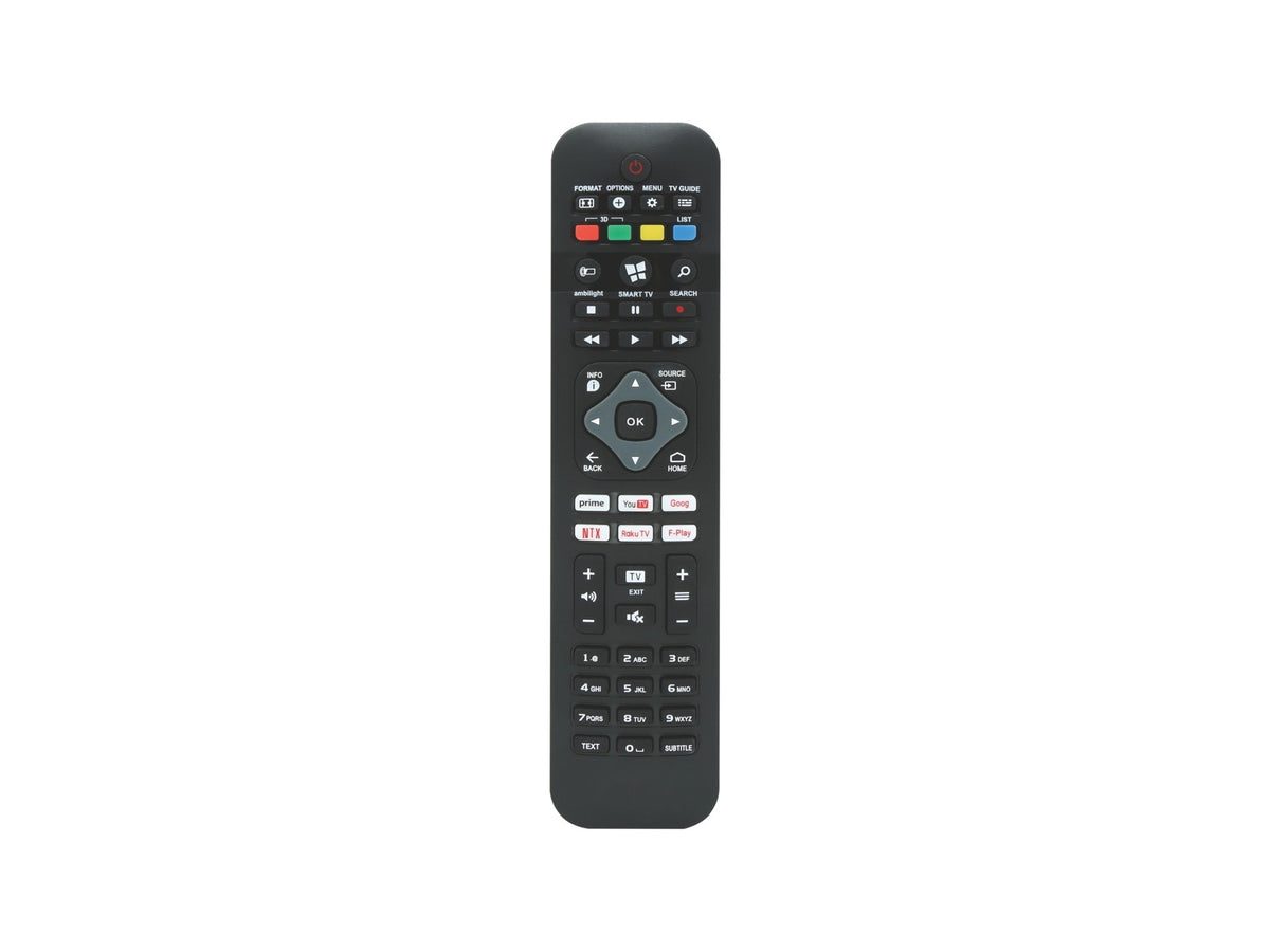 Techancy Controlo Remoto De Tv TU2414, Compatível Com Televisores Da Marca Philips, Emparelhamento Automático Sem Configuração-0