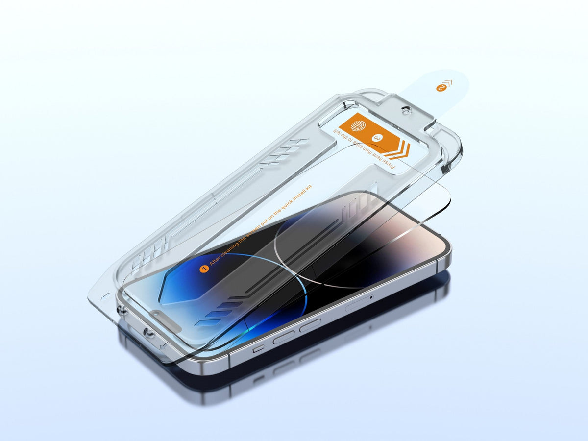 Techancy Protetor De Ecrã De Vidro Temperado KS2202, Compatível Com O Iphone 16 Plus, Fornecido Com Caixa De Instalação Rápida-1