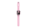 Pulseira de silicone para relógio Techancy, KC2115, pulseira com protetor de ecrã, compatível com Apple Watch 45 mm, rosa-0