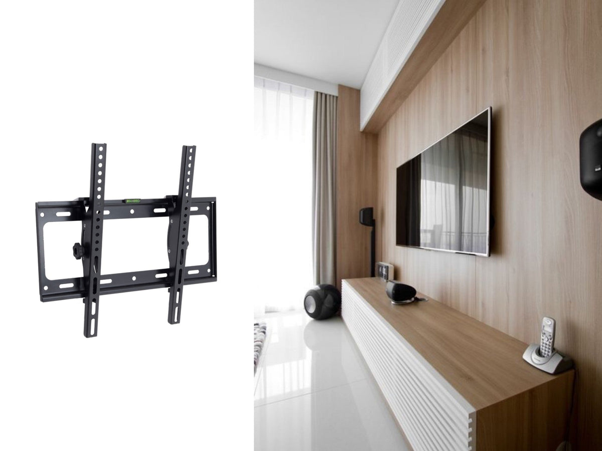 Suporte de parede para TV Techancy, 50 kg, ângulo ajustável, TI2267, compatível com TVs de 26 a 55 polegadas, preto-1